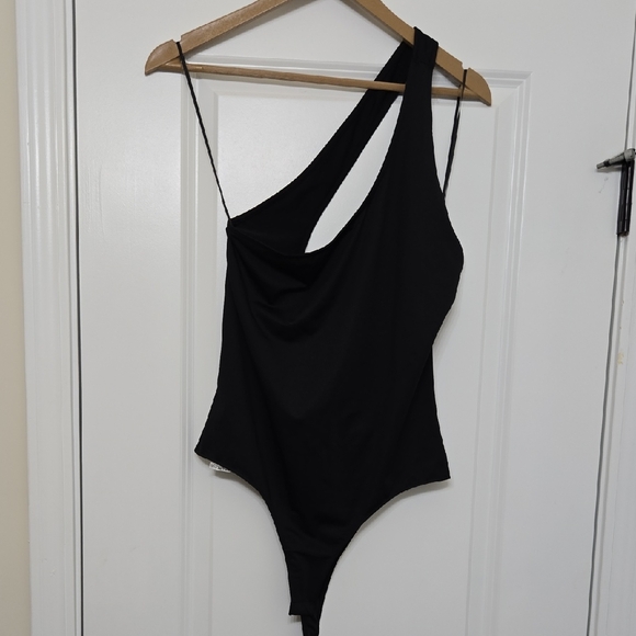 Mango Elegant Black Open back Bodysuit - Picture 4 of 7